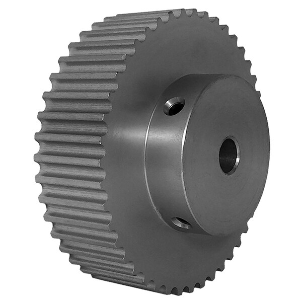 B&B Manufacturing 44-5P15-6A4, Timing Pulley, Aluminum, Clear Anodized, 44-5P15-6A4 - main